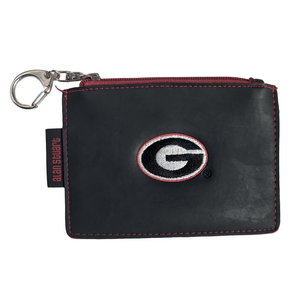 Vintage UGA Alan Stuart Black Pouch with Red Accents